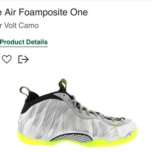 Nike air foam posits 1 youth size 6